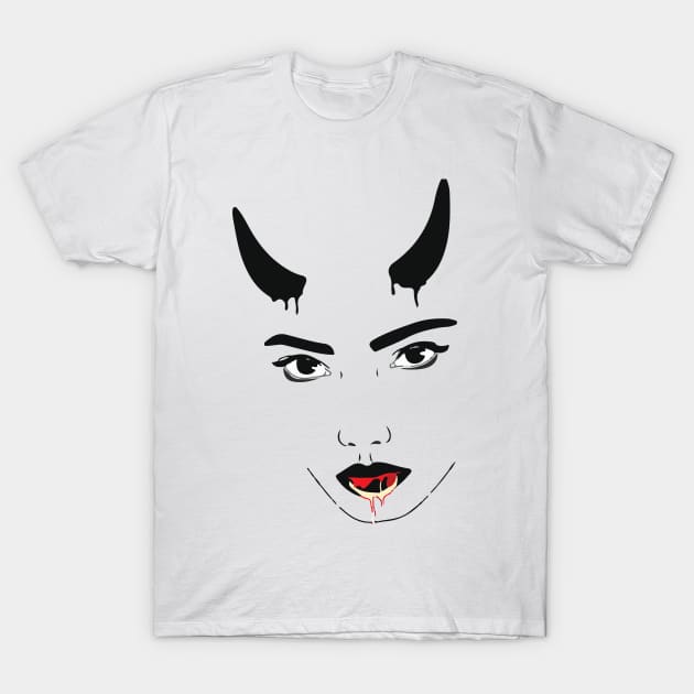 Dark Lady T-Shirt by Domingo